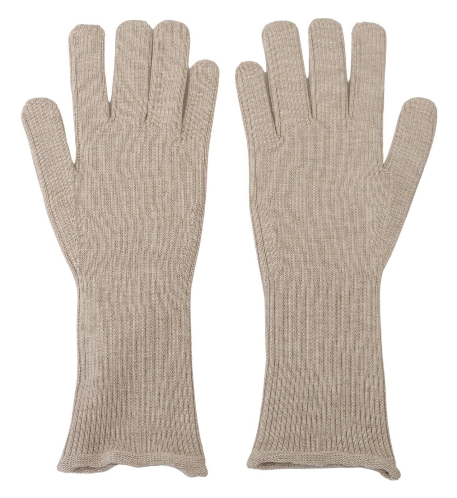 Dolce & Gabbana Elegant Ivory Cashmere-Silk Blend Gloves - Luksusmuotia Dolce & Gabbana - Tutustu YVES JAVANNI® 