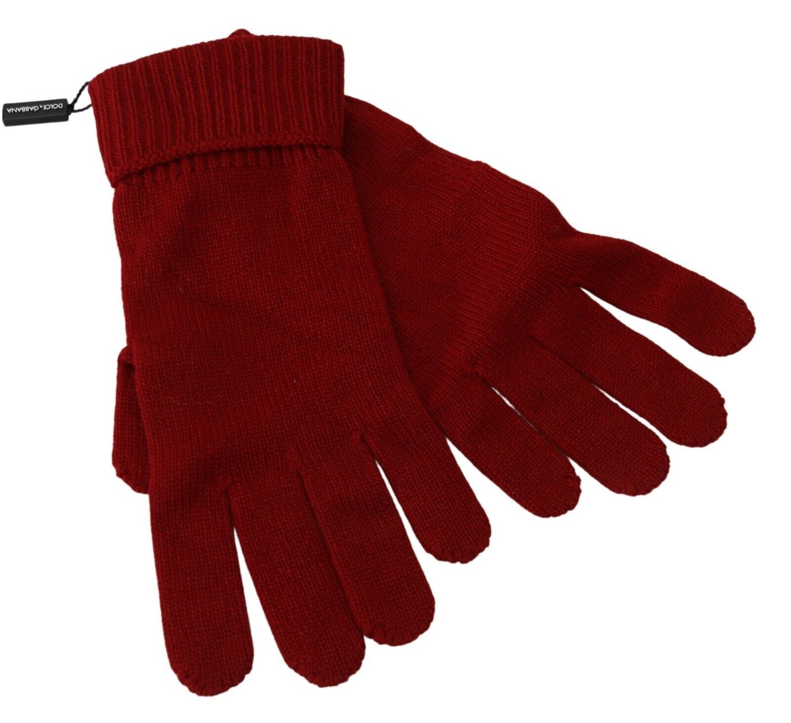 Dolce & Gabbana Elegant Red Cashmere Winter Gloves - Luksusmuotia Dolce & Gabbana - Tutustu YVES JAVANNI® 