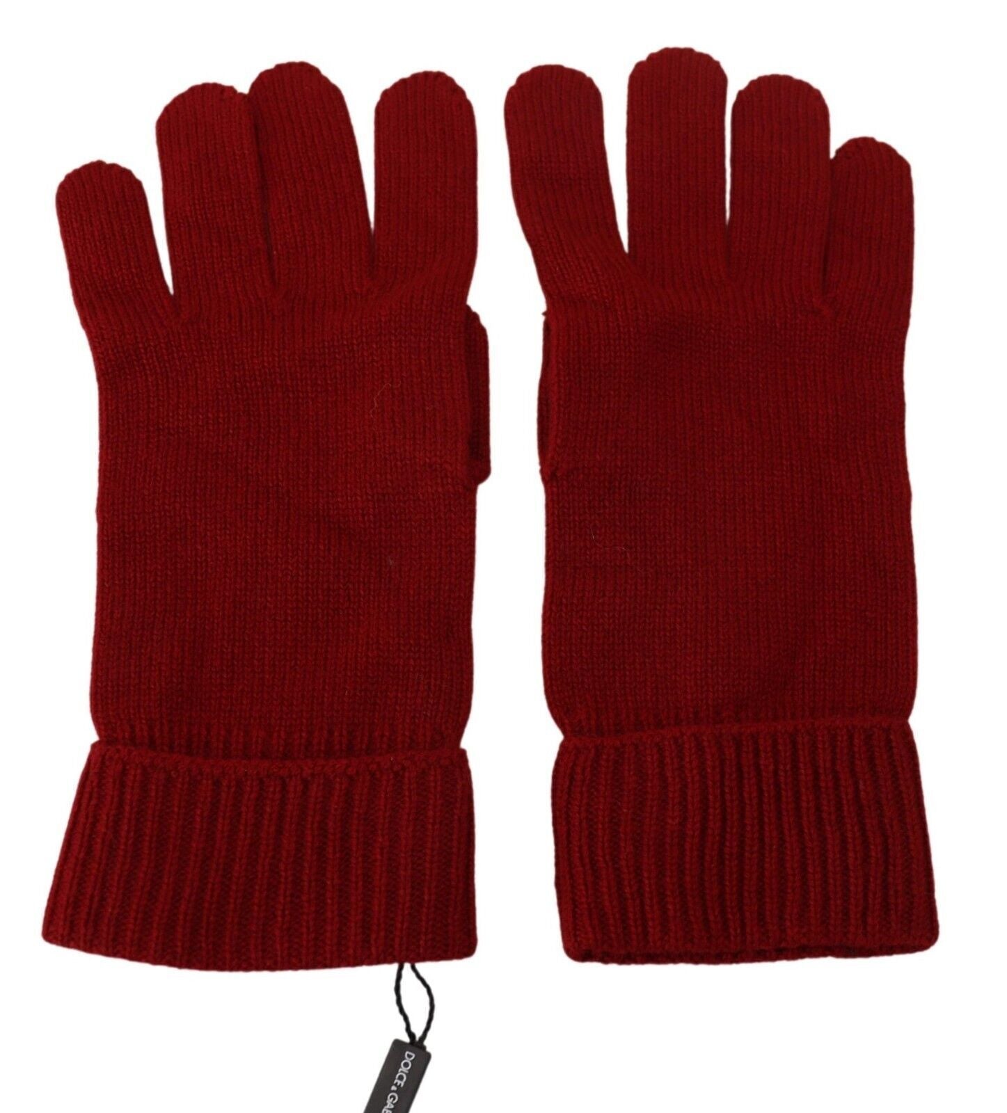 Dolce & Gabbana Elegant Red Cashmere Winter Gloves - Luksuslaukut ja asusteet Dolce & Gabbana - Tutustu YVES JAVANNI® 