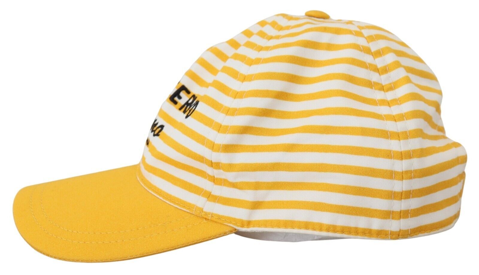 Dolce & Gabbana Elegant Striped Cotton Baseball Cap - Luksusmuotia Dolce & Gabbana - Tutustu YVES JAVANNI® 