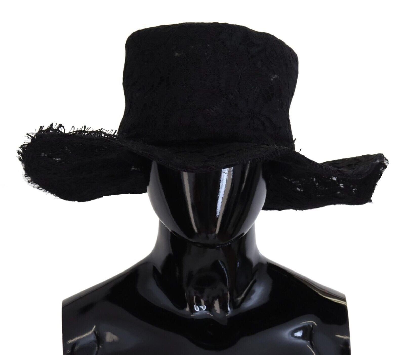 Dolce & Gabbana Elegant Black Top Hat - Timeless Fashion Statement - Luksusmuotia Dolce & Gabbana - Tutustu YVES JAVANNI® 