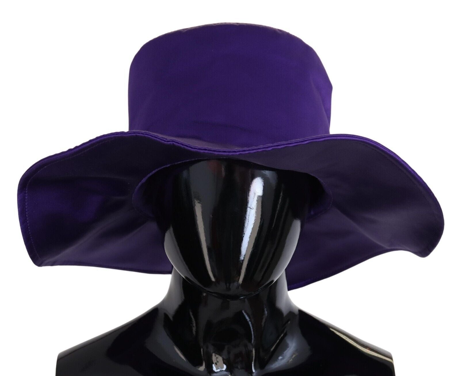 Dolce & Gabbana Elegant Purple Silk Top Hat - Luksusmuotia Dolce & Gabbana - Tutustu YVES JAVANNI® 