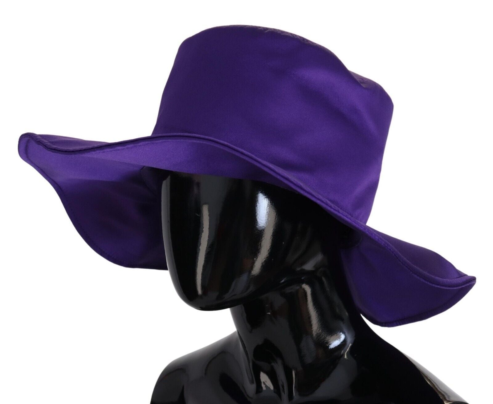 Dolce & Gabbana Elegant Purple Silk Top Hat - Luksusmuotia Dolce & Gabbana - Tutustu YVES JAVANNI® 