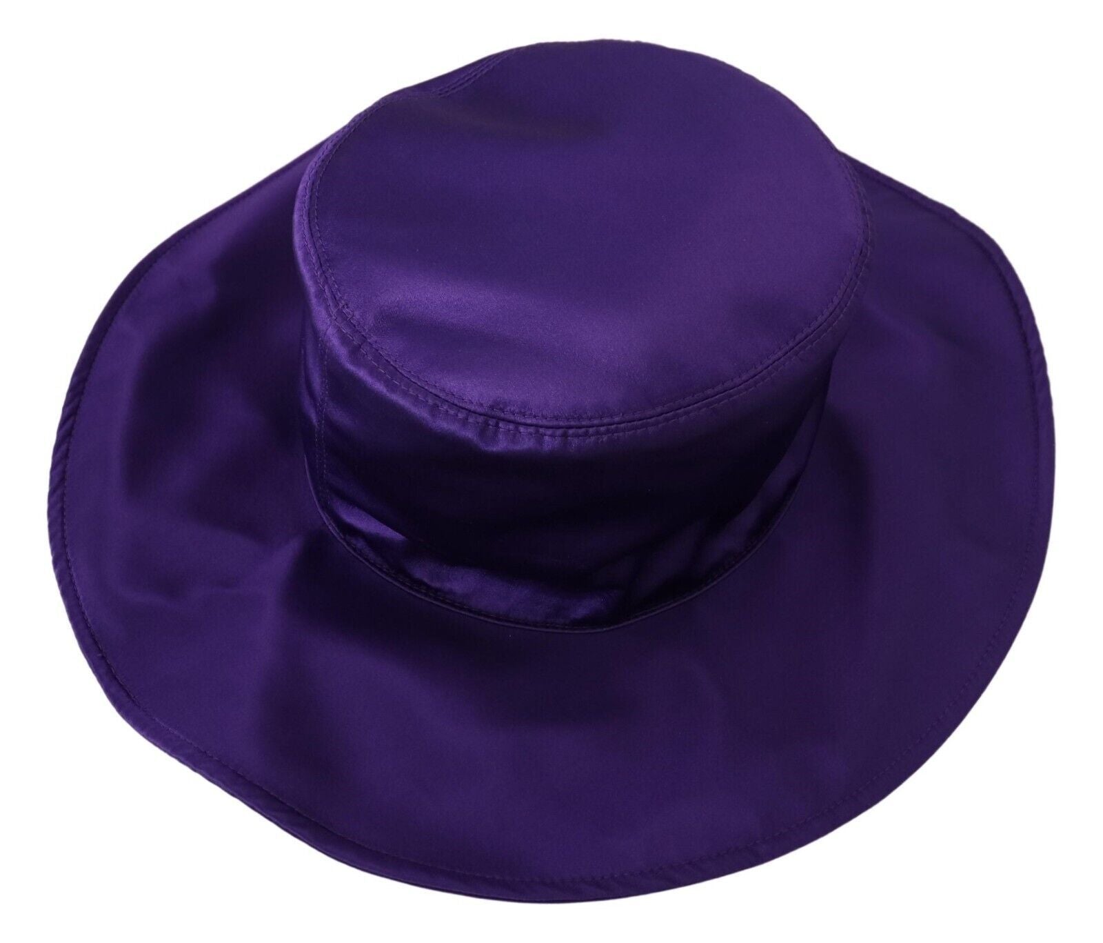 Dolce & Gabbana Elegant Purple Silk Top Hat - Luksusmuotia Dolce & Gabbana - Tutustu YVES JAVANNI® 