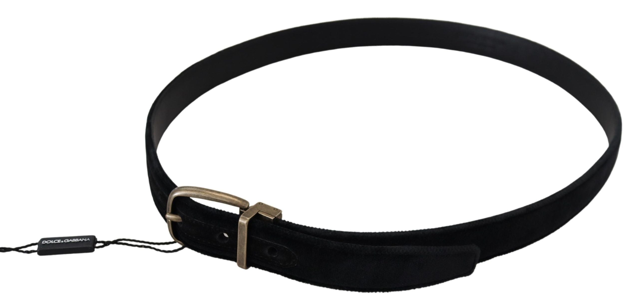 Dolce & Gabbana Elegant Black Leather Belt - Luksusmuotia Dolce & Gabbana - Tutustu YVES JAVANNI® 