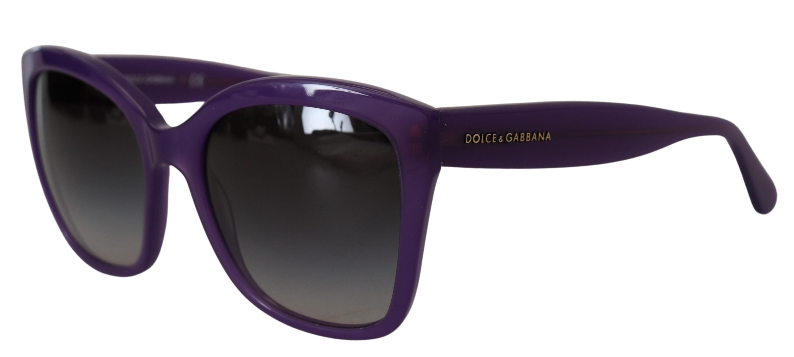 Dolce & Gabbana Elegant Purple Gradient Lens Sunglasses - Luksusmuotia Dolce & Gabbana - Tutustu YVES JAVANNI® 