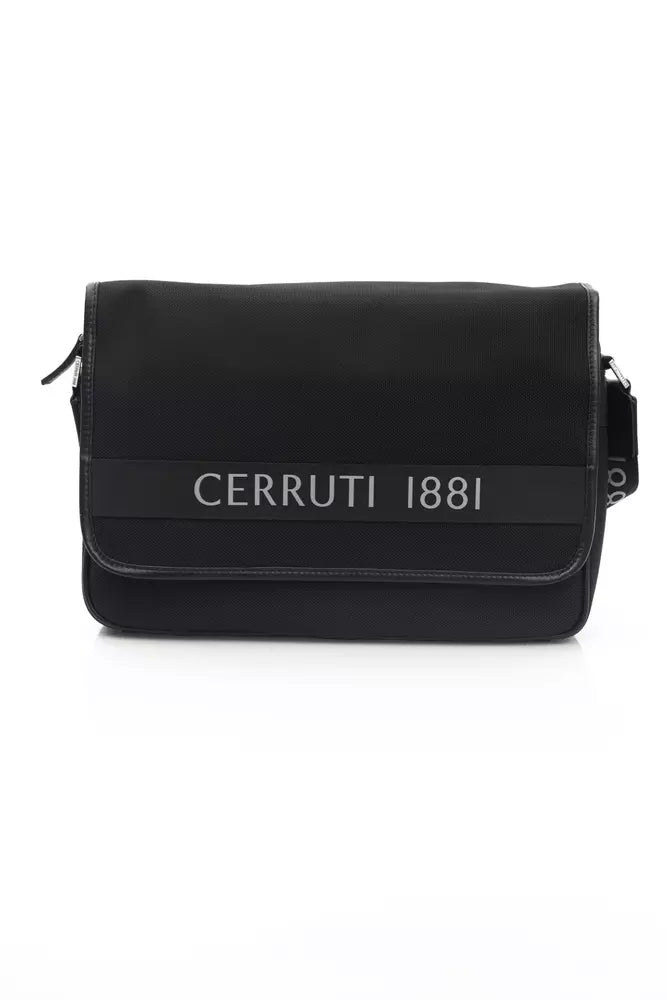 Cerruti 1881 Black Nylon Men Messenger Bag - Luksusmuotia Cerruti 1881 - Tutustu YVES JAVANNI® 