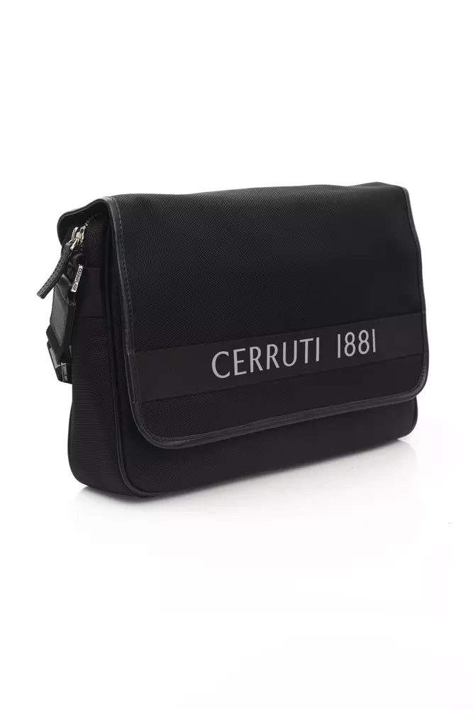 Cerruti 1881 Black Nylon Men Messenger Bag - Luksusmuotia Cerruti 1881 - Tutustu YVES JAVANNI® 