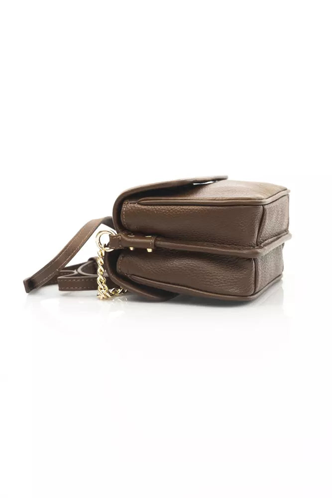 Cerruti 1881 Brown Leather Women Crossbody Bag - Luksusmuotia Cerruti 1881 - Tutustu YVES JAVANNI® 