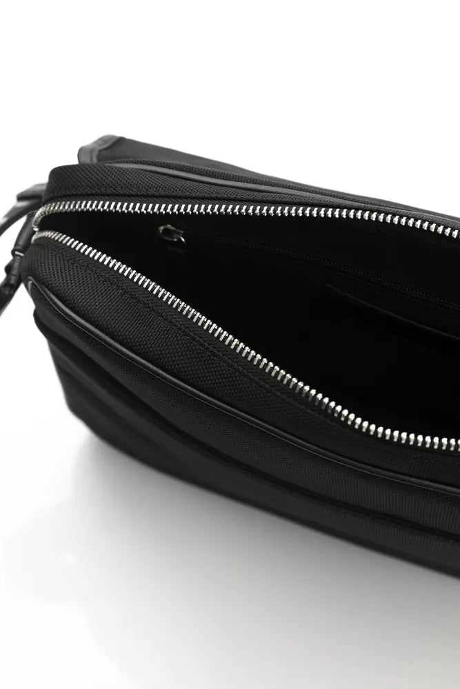 Cerruti 1881 Black Nylon Men Messenger Bag - Luksusmuotia Cerruti 1881 - Tutustu YVES JAVANNI® 