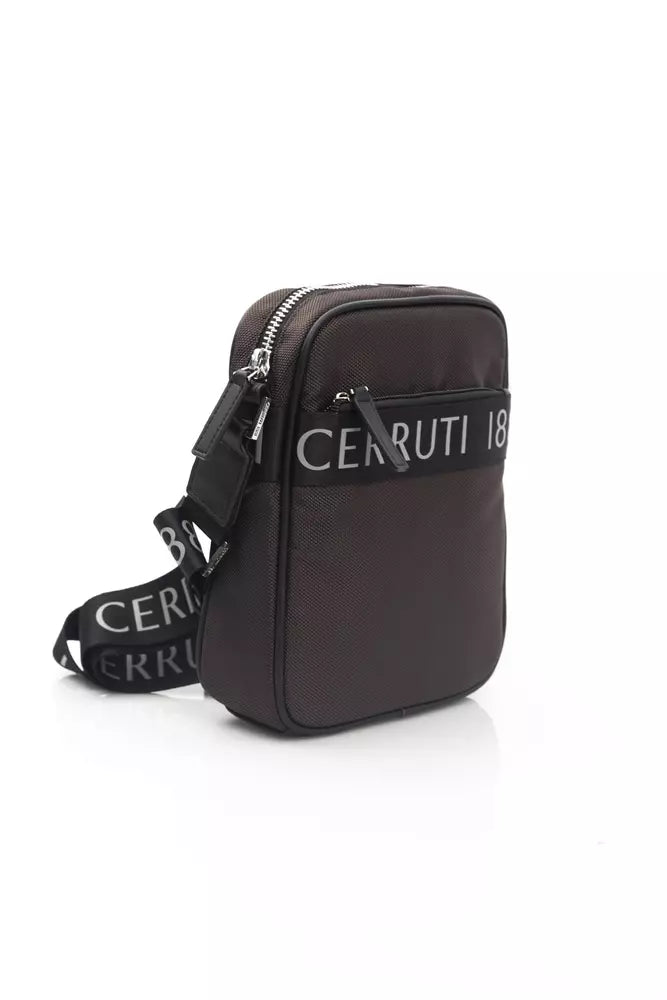 Cerruti 1881 Brown Nylon Men Messenger Bag - Luksusmuotia Cerruti 1881 - Tutustu YVES JAVANNI® 