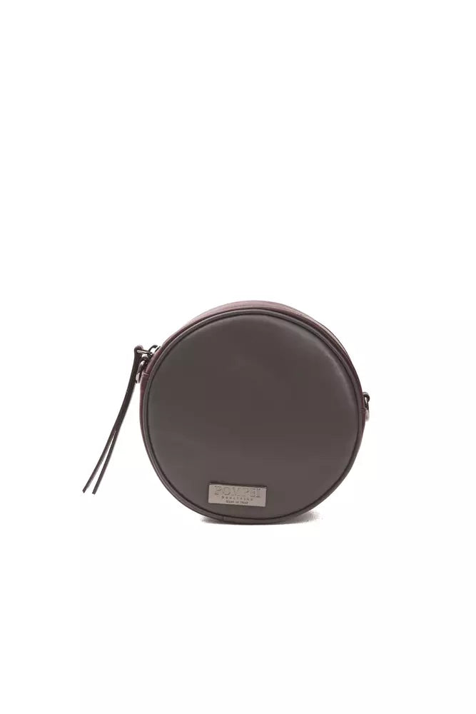 Pompei Donatella Chic Burgundy Small Oval Crossbody Bag - Luxury from Pompei Donatella - Shop at YVES JAVANNI