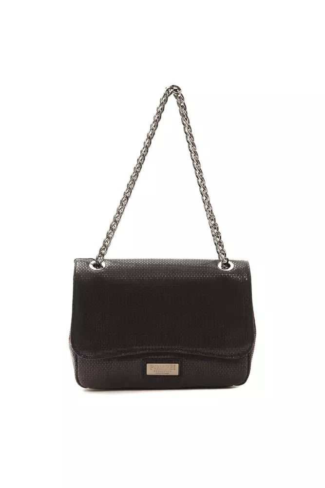 Pompei Donatella Elegant Black Leather Crossbody Bag - Luxury from Pompei Donatella - Shop at YVES JAVANNI