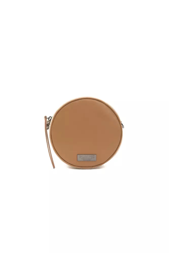 Pompei Donatella Elegant Small Oval Leather Crossbody Bag - Luxury from Pompei Donatella - Shop at YVES JAVANNI