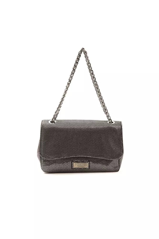 Pompei Donatella Gray Leather Women Crossbody Bag - Luksusmuotia Pompei Donatella - Tutustu YVES JAVANNI® 