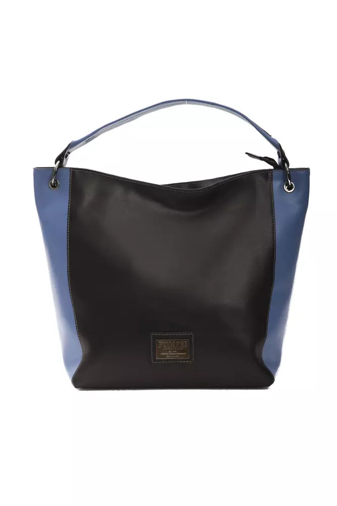 Pompei Donatella Black Leather Women Shoulder Bag - Luksusmuotia Pompei Donatella - Tutustu YVES JAVANNI® 