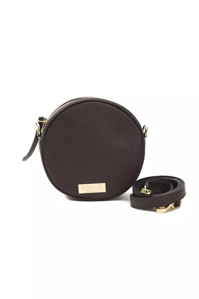 Pompei Donatella Brown Leather Women Crossbody Bag - Luksusmuotia Pompei Donatella - Tutustu YVES JAVANNI® 