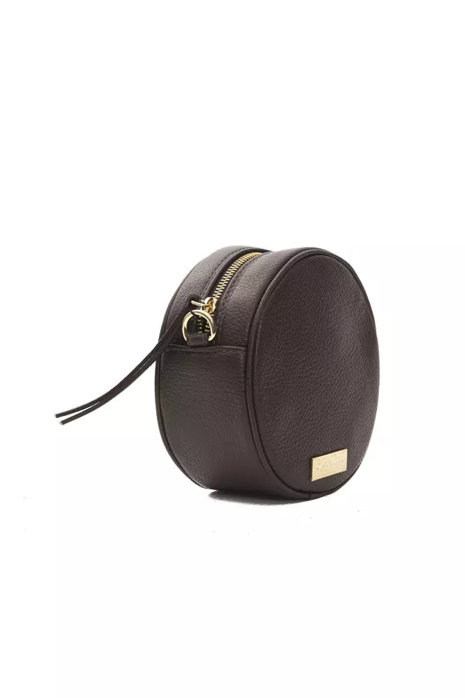 Pompei Donatella Brown Leather Women Crossbody Bag - Luksusmuotia Pompei Donatella - Tutustu YVES JAVANNI® 