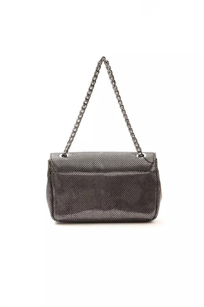 Pompei Donatella Gray Leather Women Crossbody Bag - Luksuslaukut ja asusteet Pompei Donatella - Tutustu YVES JAVANNI® 