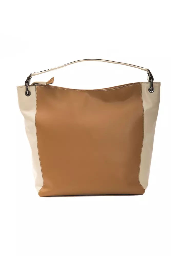 Pompei Donatella Brown Leather Women Shoulder Bag - Luksusmuotia Pompei Donatella - Tutustu YVES JAVANNI® 