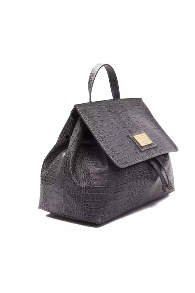 Pompei Donatella Gray Leather Women Handbag - Luksuslaukut ja asusteet Pompei Donatella - Tutustu YVES JAVANNI® 