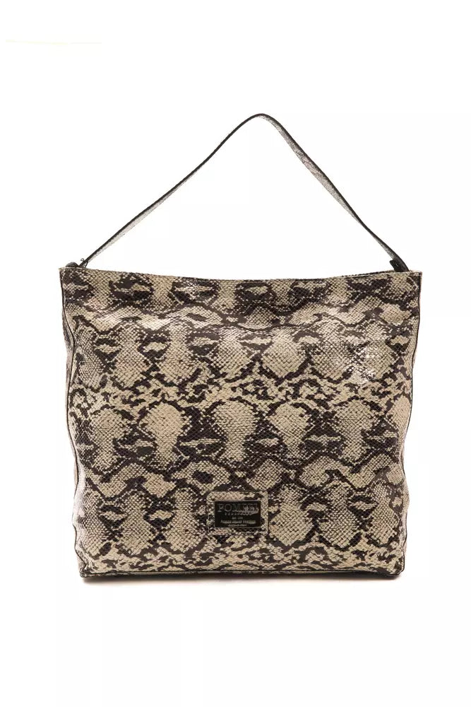 Pompei Donatella Chic Python Print Leather Shoulder Bag - Luxury from Pompei Donatella - Shop at YVES JAVANNI