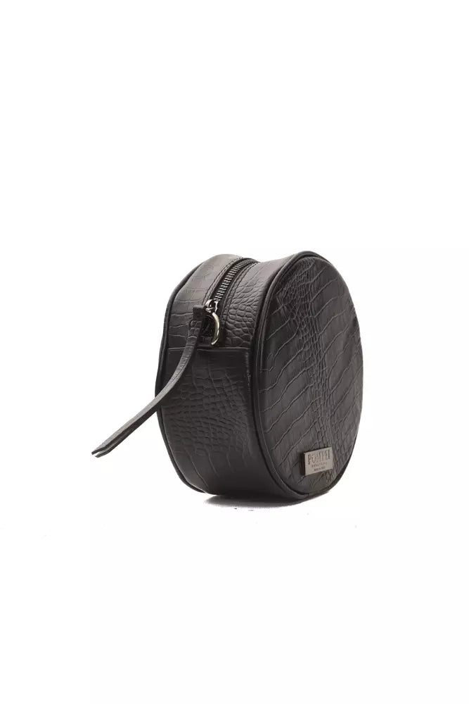 Pompei Donatella Black Leather Women Crossbody Bag - Luksusmuotia Pompei Donatella - Tutustu YVES JAVANNI® 