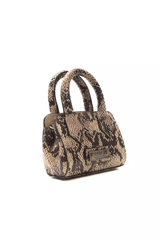 Pompei Donatella Brown Leather Women Handbag - Luksuslaukut ja asusteet Pompei Donatella - Tutustu YVES JAVANNI® 