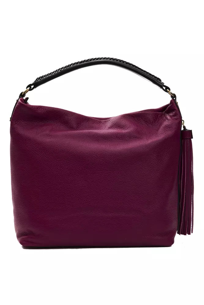 Pompei Donatella Elegant Burgundy Leather Shoulder Bag - Luksusmuotia Pompei Donatella - Tutustu YVES JAVANNI® 