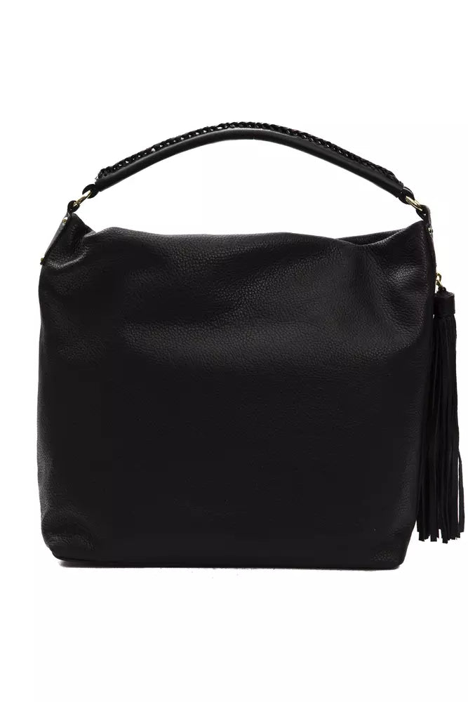 Pompei Donatella Black Leather Women Shoulder Bag - Luksusmuotia Pompei Donatella - Tutustu YVES JAVANNI® 