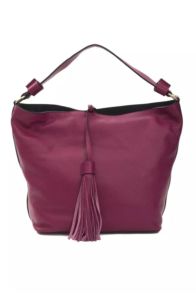 Pompei Donatella Burgundy Leather Women Shoulder Bag - Luksusmuotia Pompei Donatella - Tutustu YVES JAVANNI® 