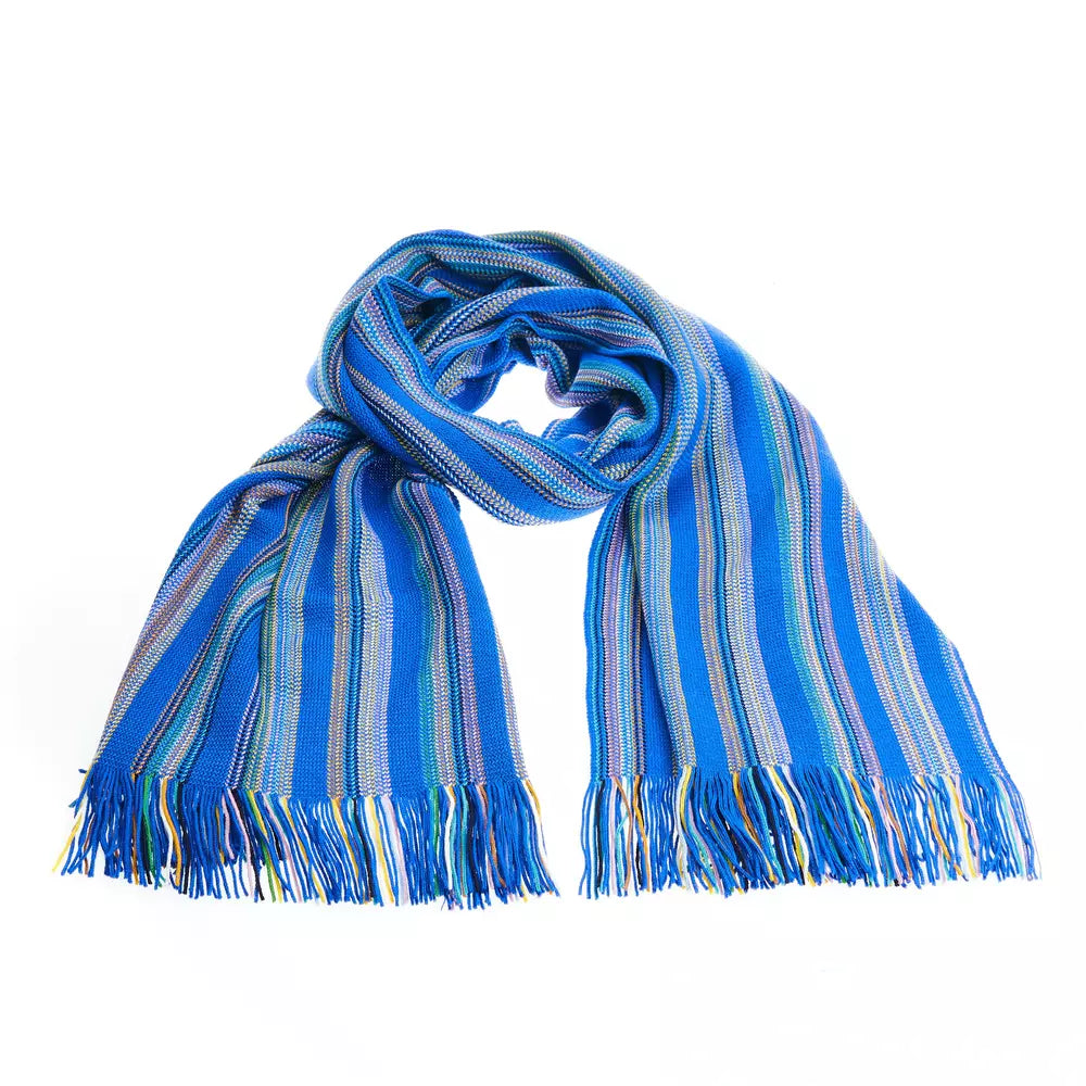 Missoni Vibrant Geometric Pattern Fringed Scarf - Luxury from Missoni - Shop at YVES JAVANNI