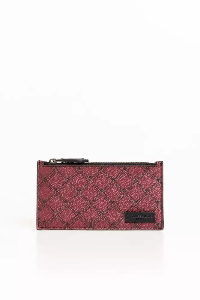 Trussardi Red Crespo Men Wallet - Luksusmuotia Trussardi - Tutustu YVES JAVANNI® 