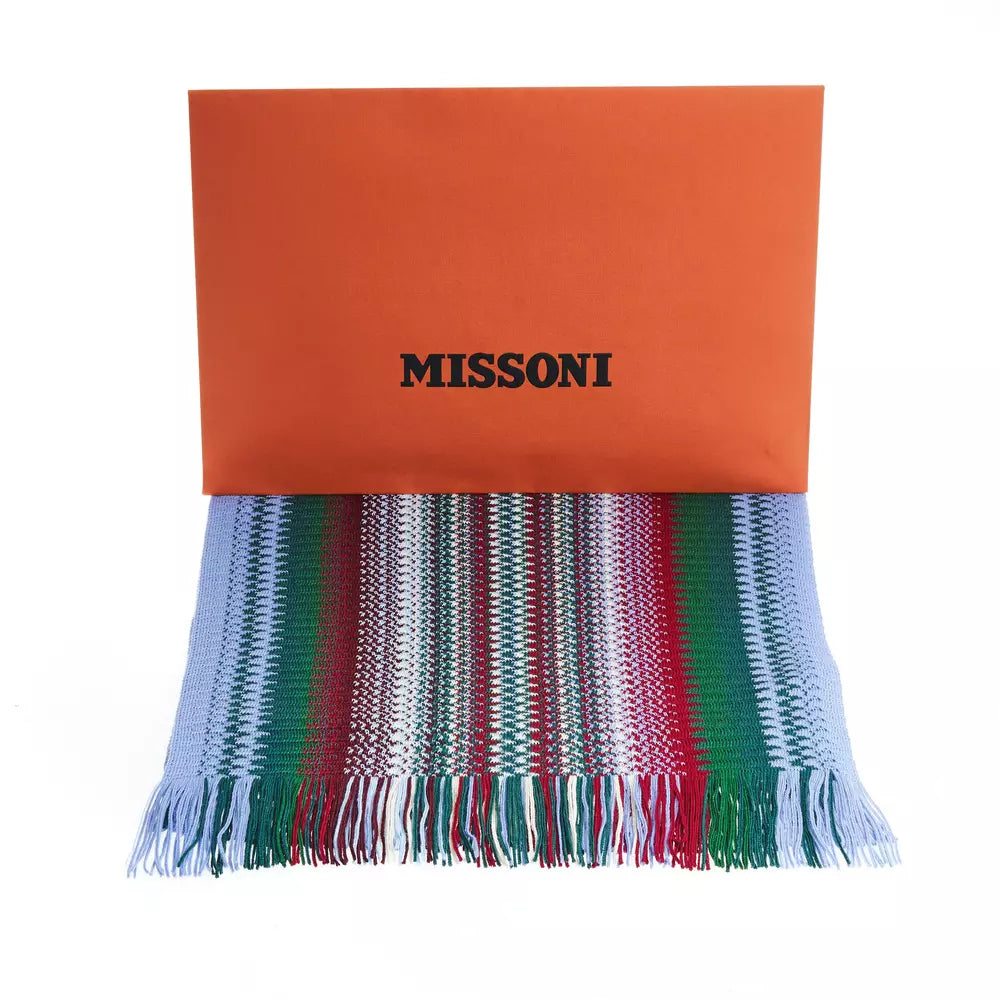 Missoni Multicolor Wool Men Scarf - Luksusmuotia Missoni - Tutustu YVES JAVANNI® 