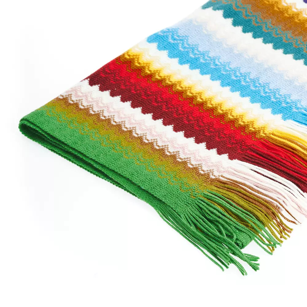 Missoni Multicolor Wool Women Scarf - Luksusmuotia Missoni - Tutustu YVES JAVANNI® 