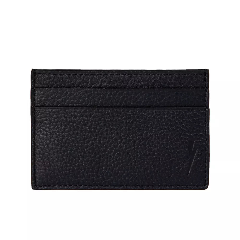 Neil Barrett Black Leather Mens Card Holder - Luksusmuotia Neil Barrett - Tutustu YVES JAVANNI® 