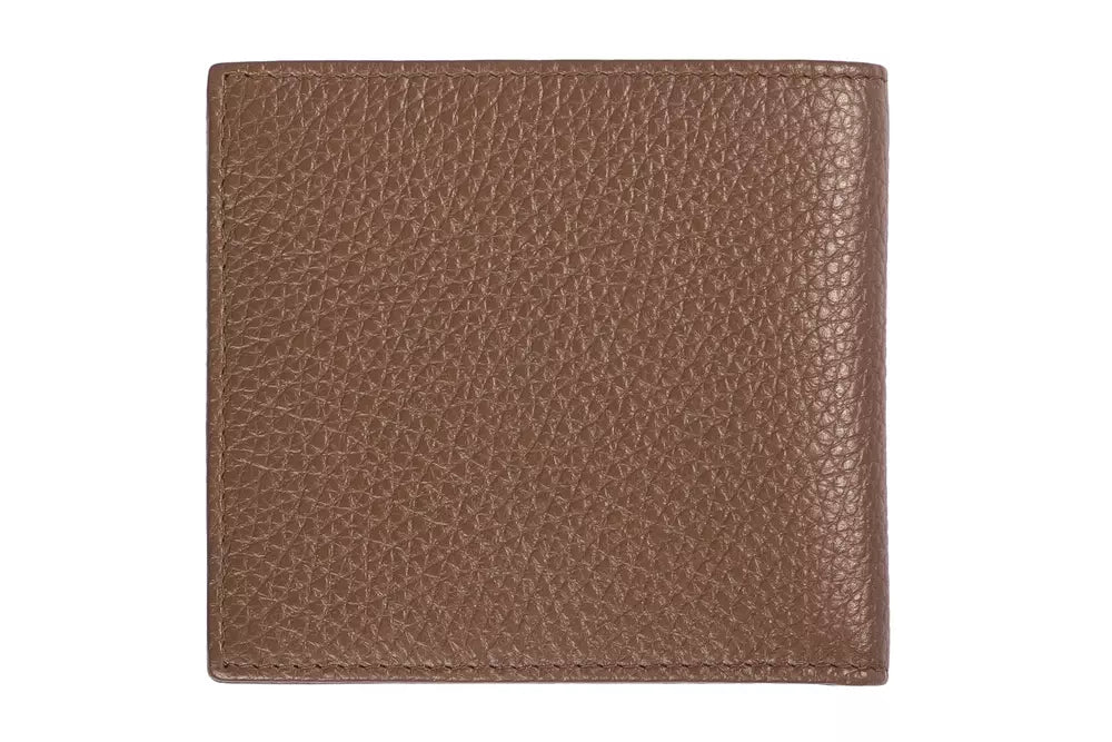 Trussardi Brown Leather Men Wallet - Luksusmuotia Trussardi - Tutustu YVES JAVANNI® 