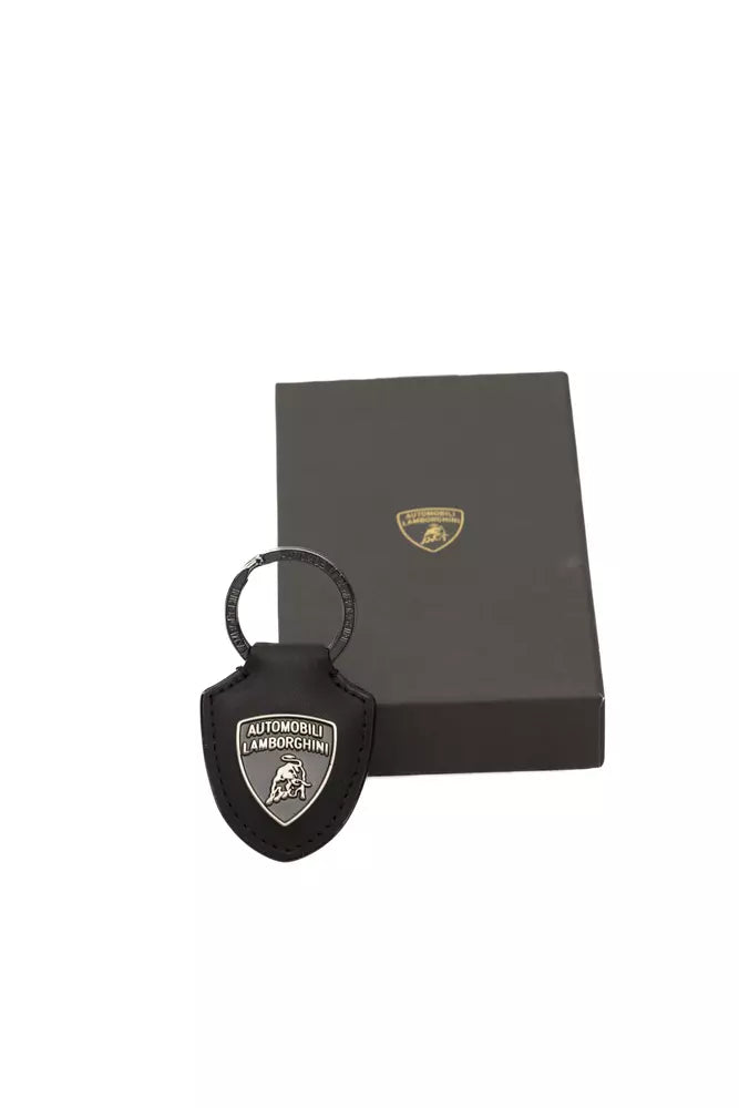 Automobili Lamborghini Black Metal Men Keychain - Luksuslaukut ja asusteet Automobili Lamborghini - Tutustu YVES JAVANNI® 