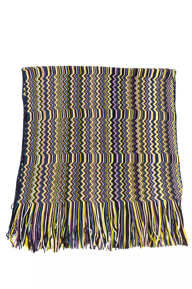 Missoni Multicolor Wool Women Scarf - Luksuslaukut ja asusteet Missoni - Tutustu YVES JAVANNI® 