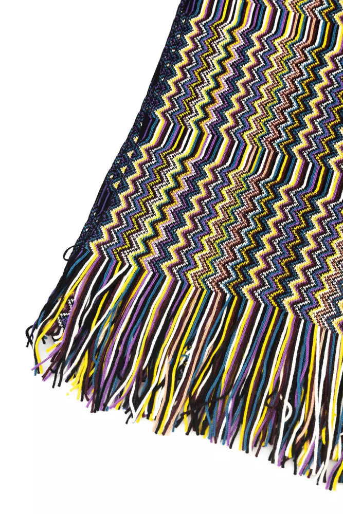 Missoni Multicolor Wool Women Scarf - Luksusmuotia Missoni - Tutustu YVES JAVANNI® 