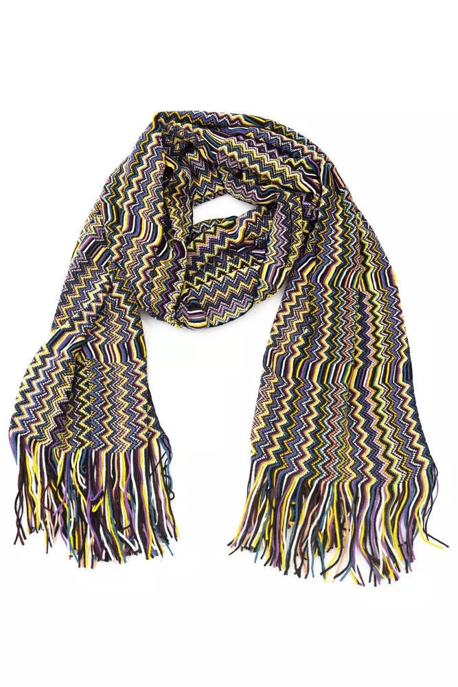 Missoni Multicolor Wool Women Scarf - Luksusmuotia Missoni - Tutustu YVES JAVANNI® 