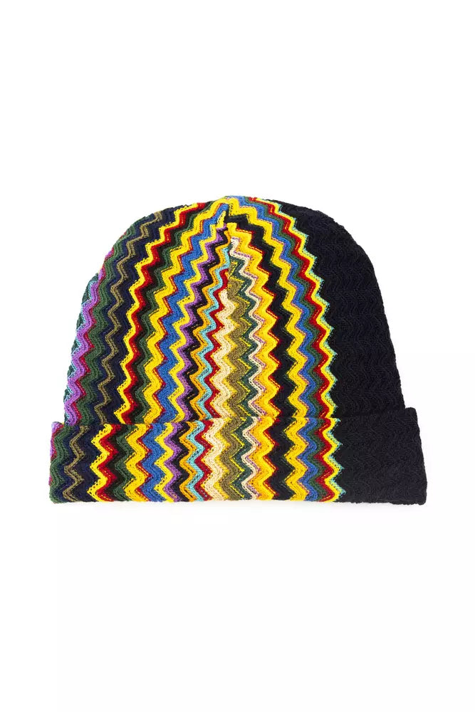 Missoni Geometric Fantasy Wool Blend Hat - Luxury from Missoni - Shop at YVES JAVANNI