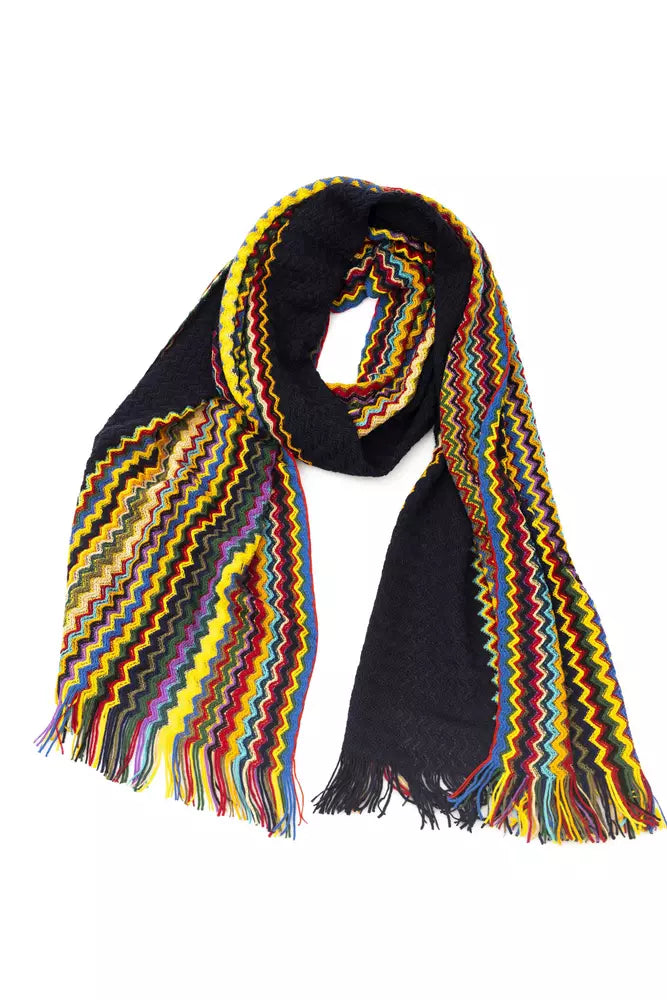 Missoni Multicolor Wool Men Scarf - Luksusmuotia Missoni - Tutustu YVES JAVANNI® 