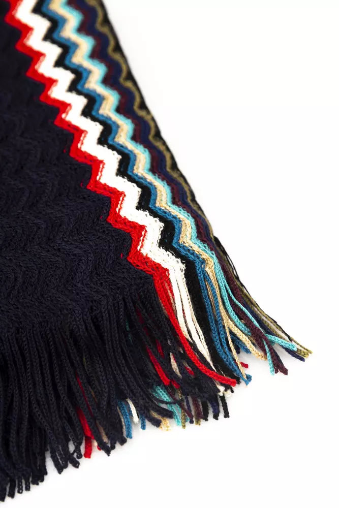 Missoni Black Wool Men Scarf - Luksusmuotia Missoni - Tutustu YVES JAVANNI® 