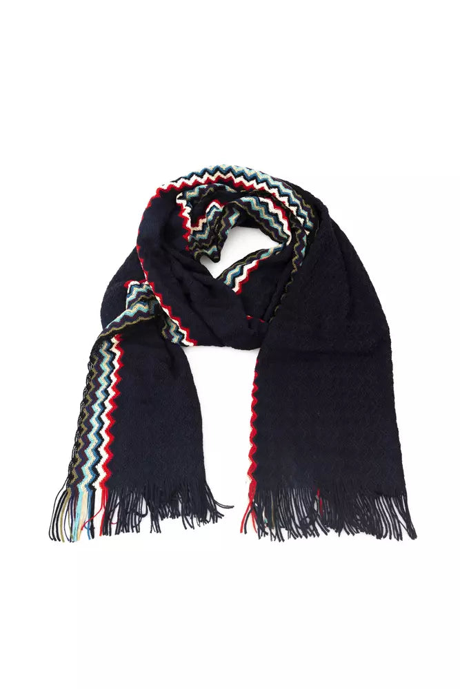 Missoni Black Wool Men Scarf - Luksusmuotia Missoni - Tutustu YVES JAVANNI® 