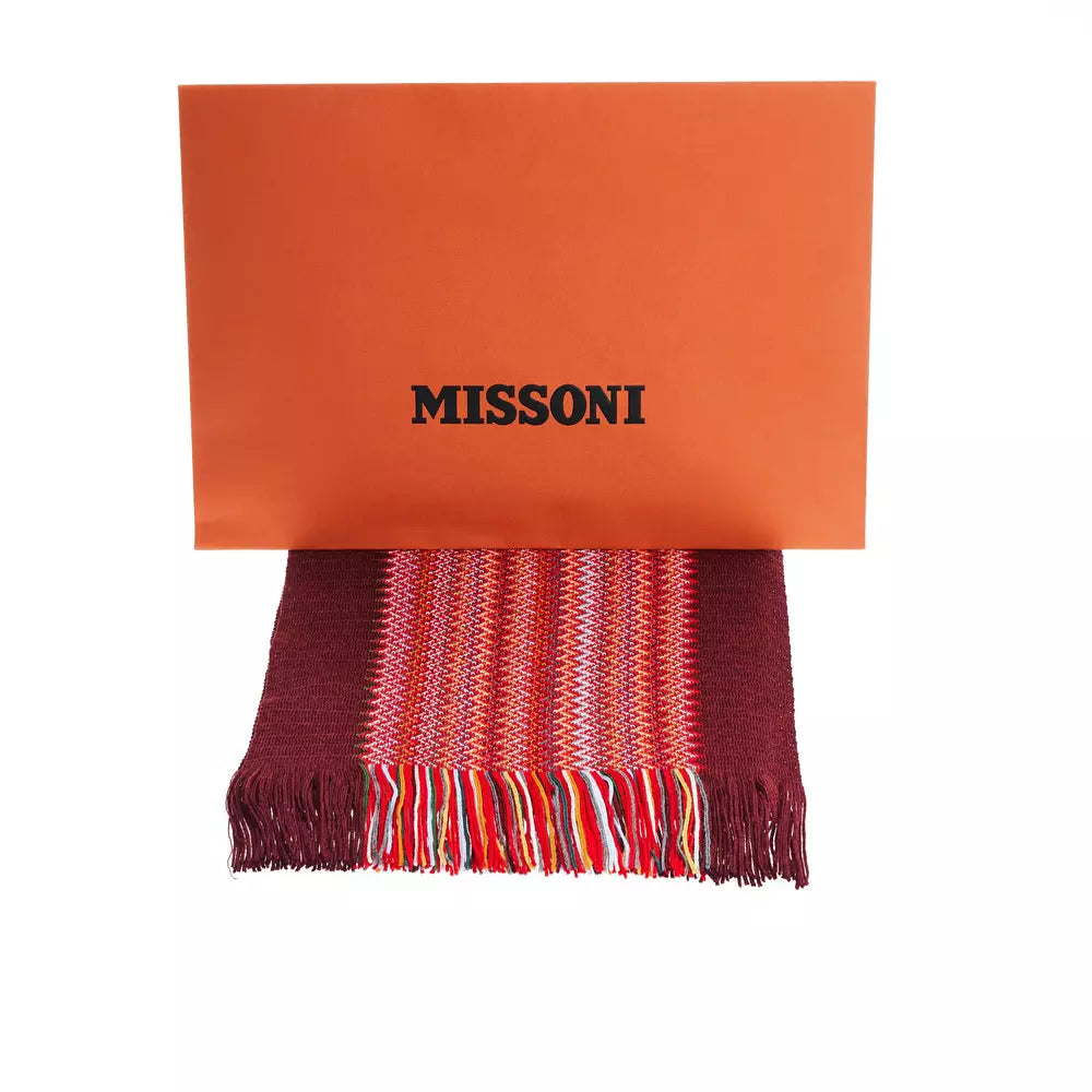 Missoni Multicolor Wool Men Scarf - Luksusmuotia Missoni - Tutustu YVES JAVANNI® 