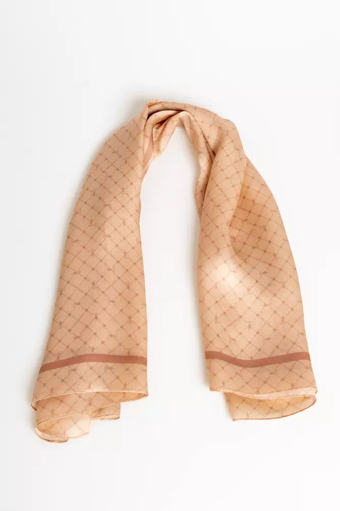 Trussardi Pink Silk Women Scarf - Luksusmuotia Trussardi - Tutustu YVES JAVANNI® 