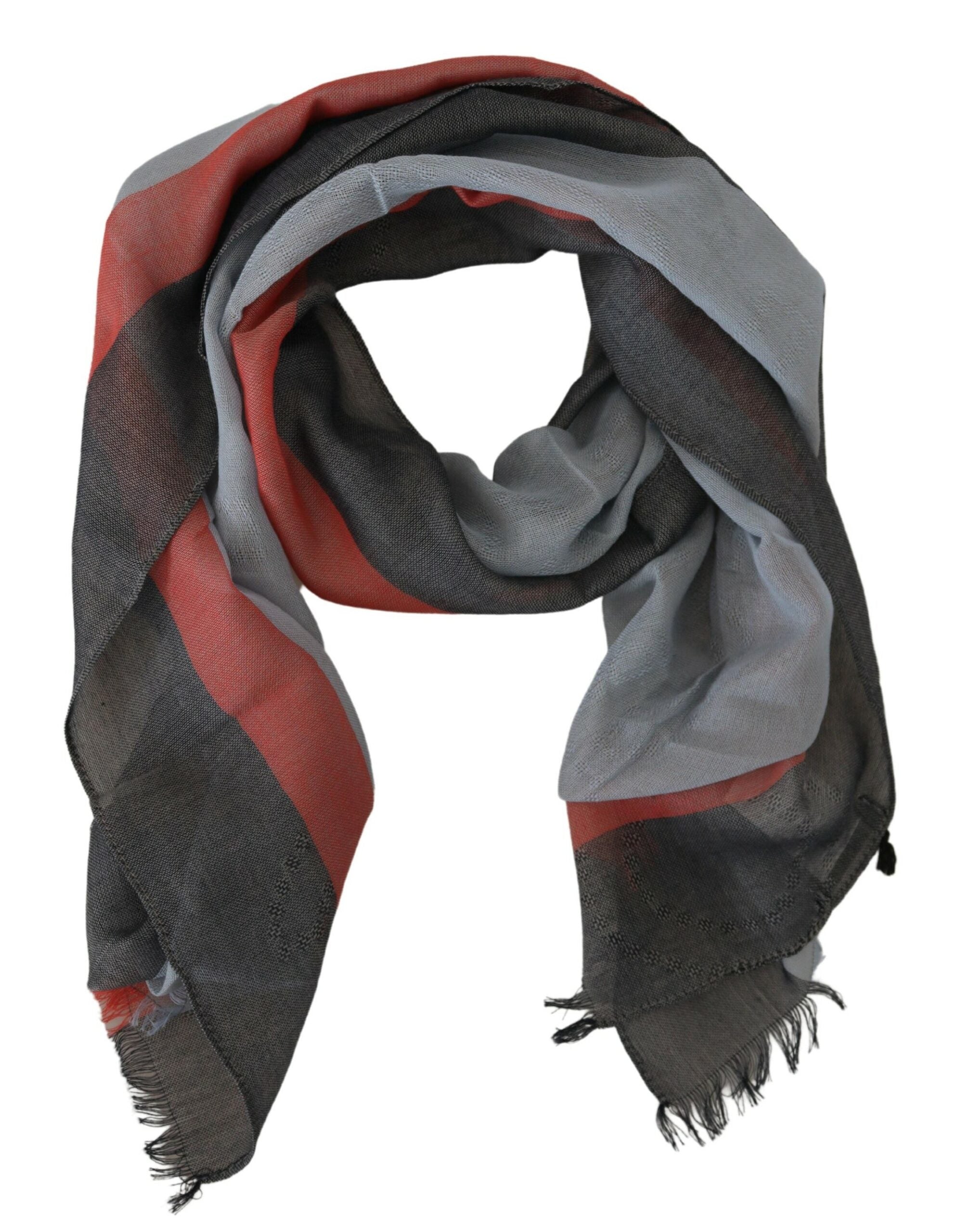 Costume National Multicolor Cotton Men's Luxury Scarf - Luksuslaukut ja asusteet Costume National - Tutustu YVES JAVANNI® 