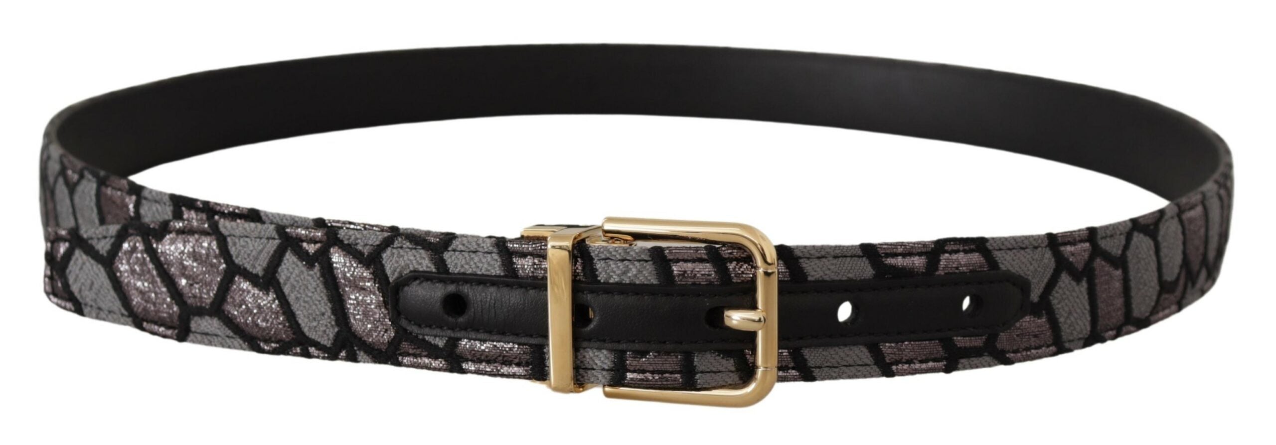 Dolce & Gabbana Multicolor Leather Statement Belt - Luksusmuotia Dolce & Gabbana - Tutustu YVES JAVANNI® 