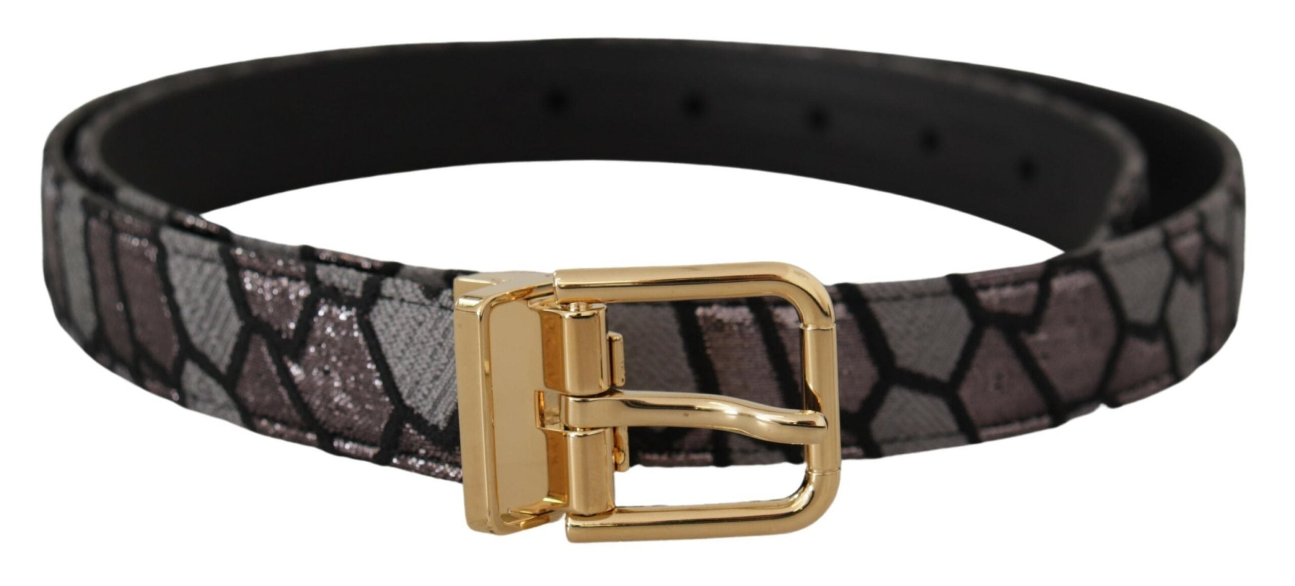 Dolce & Gabbana Multicolor Leather Statement Belt - Luksusmuotia Dolce & Gabbana - Tutustu YVES JAVANNI® 